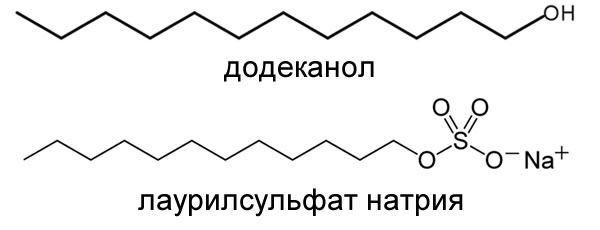лаурилсульфат натрия додеканол